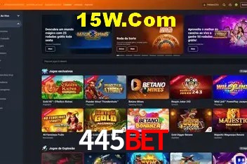 Variedade de jogos na 445BET